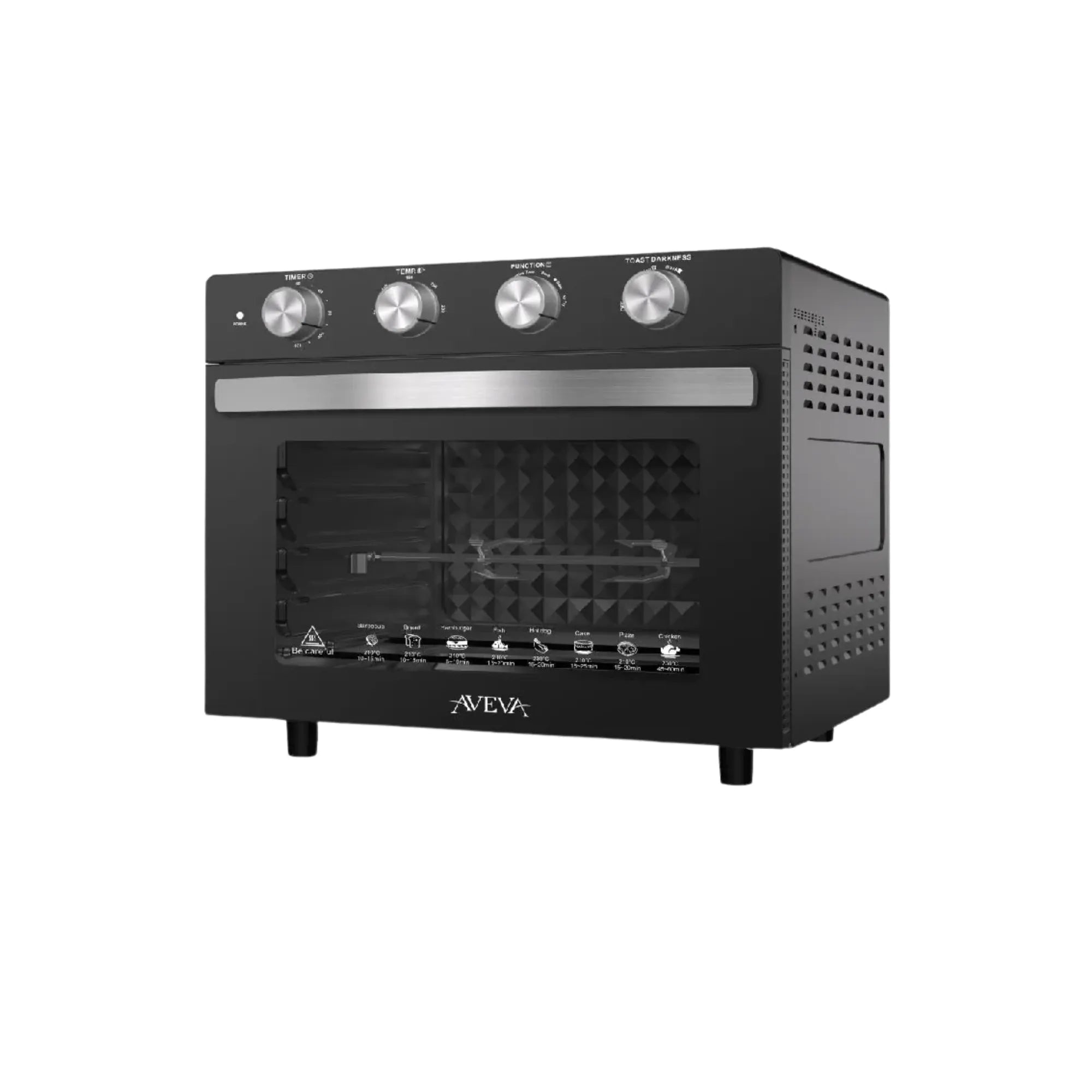 AVEVA Electric Oven with Air Fryer 45L - 1800W Multi-Function