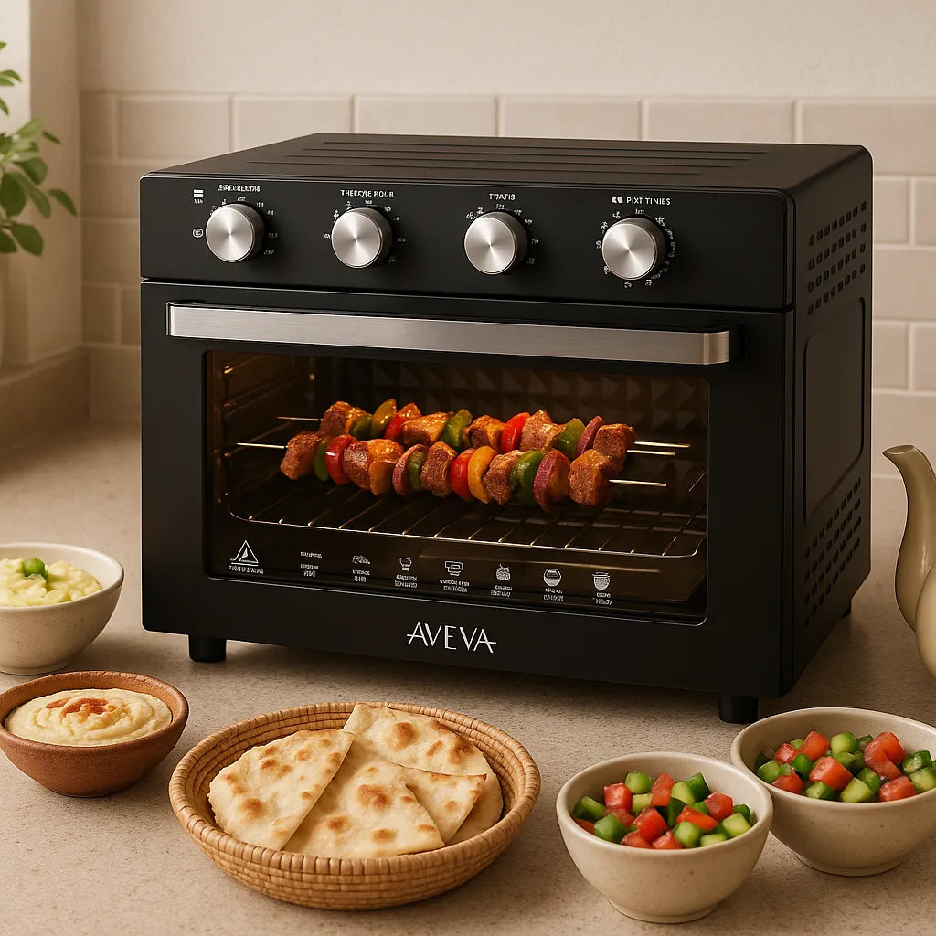 AVEVA Electric Oven with Air Fryer 45L - 1800W Multi-Function