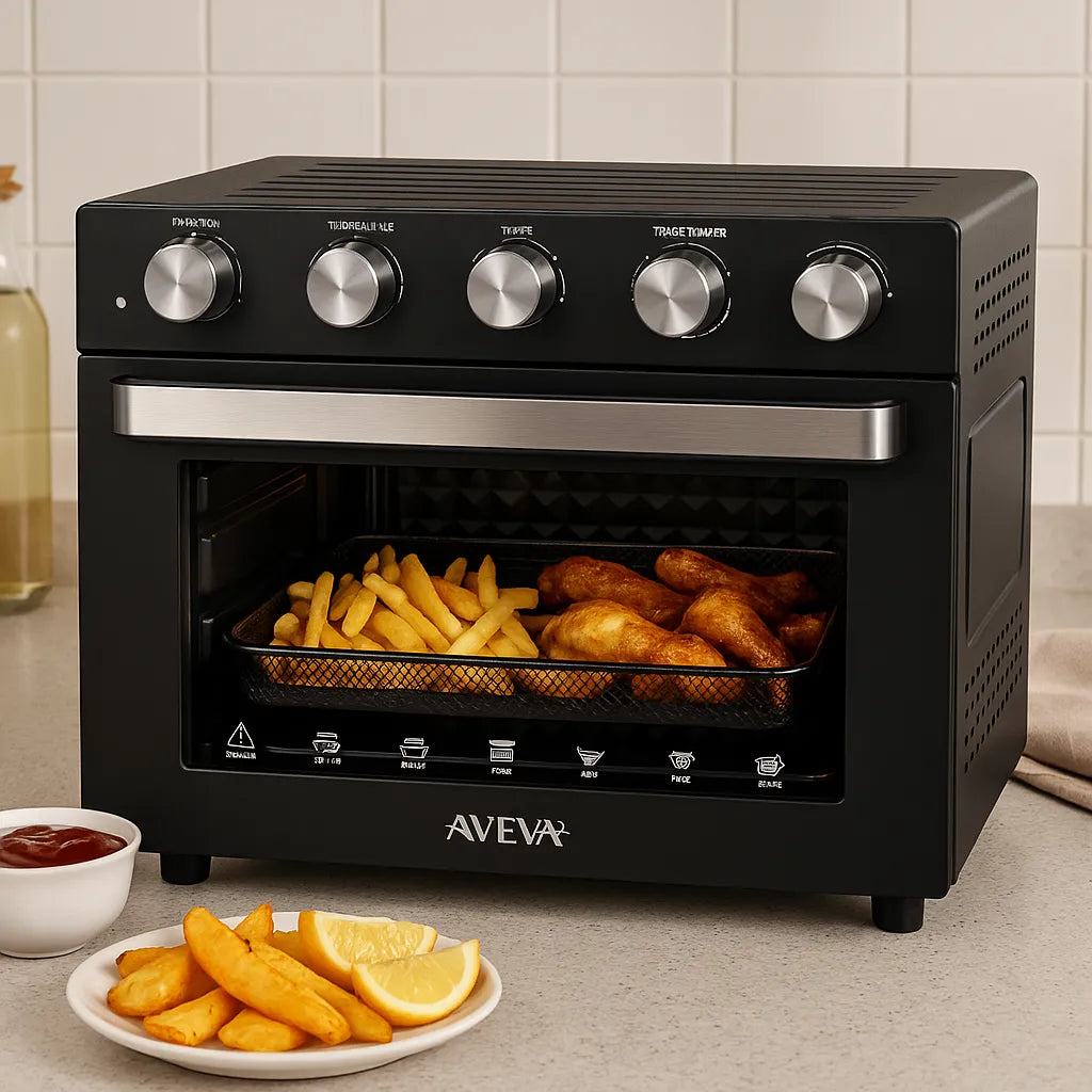 AVEVA Electric Oven with Air Fryer 45L - 1800W Multi-Function